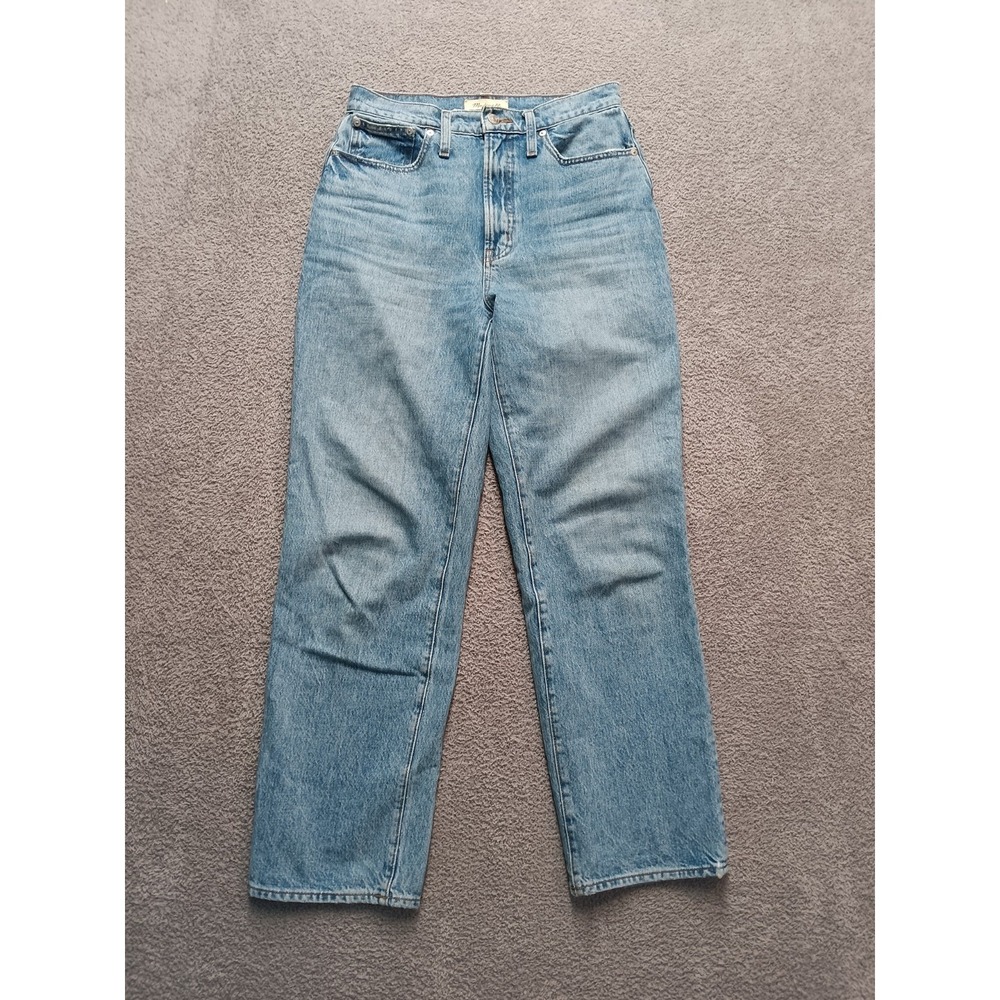 Madewell Perfect Vintage Straight Jeans Women 27 Light‎ Wash Denim
